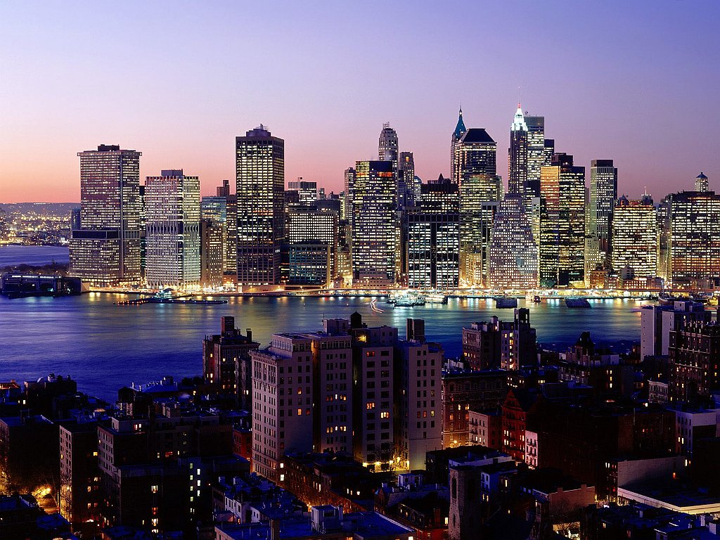 Twilight Sky, New York City, New York